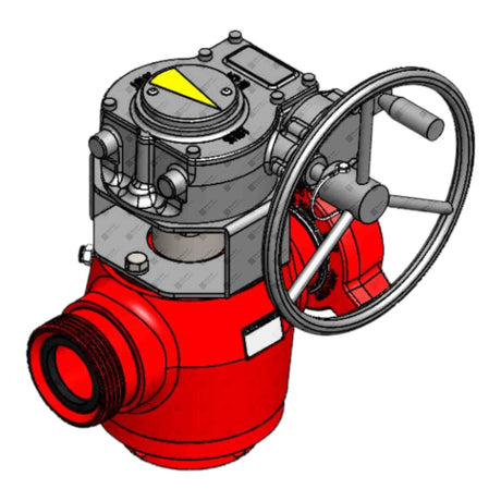 Plug Valve, Gear Op, LT, 3" 1502 MxF, 15000 psi, STD Service