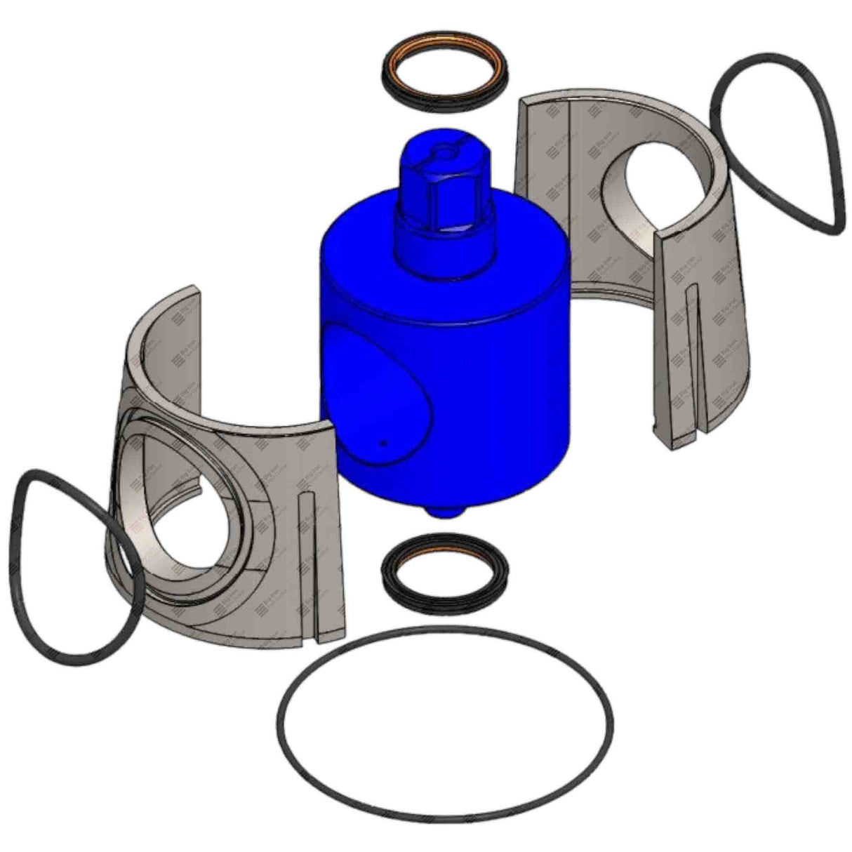 Plug Valve Repair Kit, Major, RDI LT, 3” 1502, STD Service