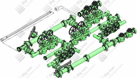 Barrel Debris Catcher Dual Barrier 4” 3” Fig 1502 W/2.625” X 88” Screen, Blowdown 10000 Psi Nace Service