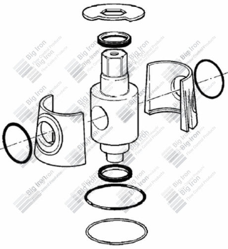 Plug Valve 1" STD Service Complete Repair Kit - ANSON Premier