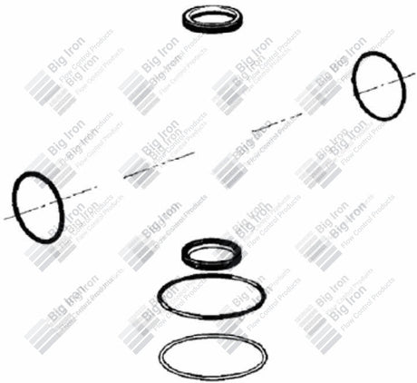 Plug Valve 1" STD Service Seal Kit - ANSON Premier